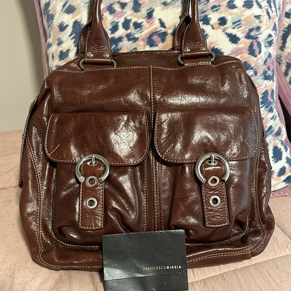 Francesco Biasia leather handbag